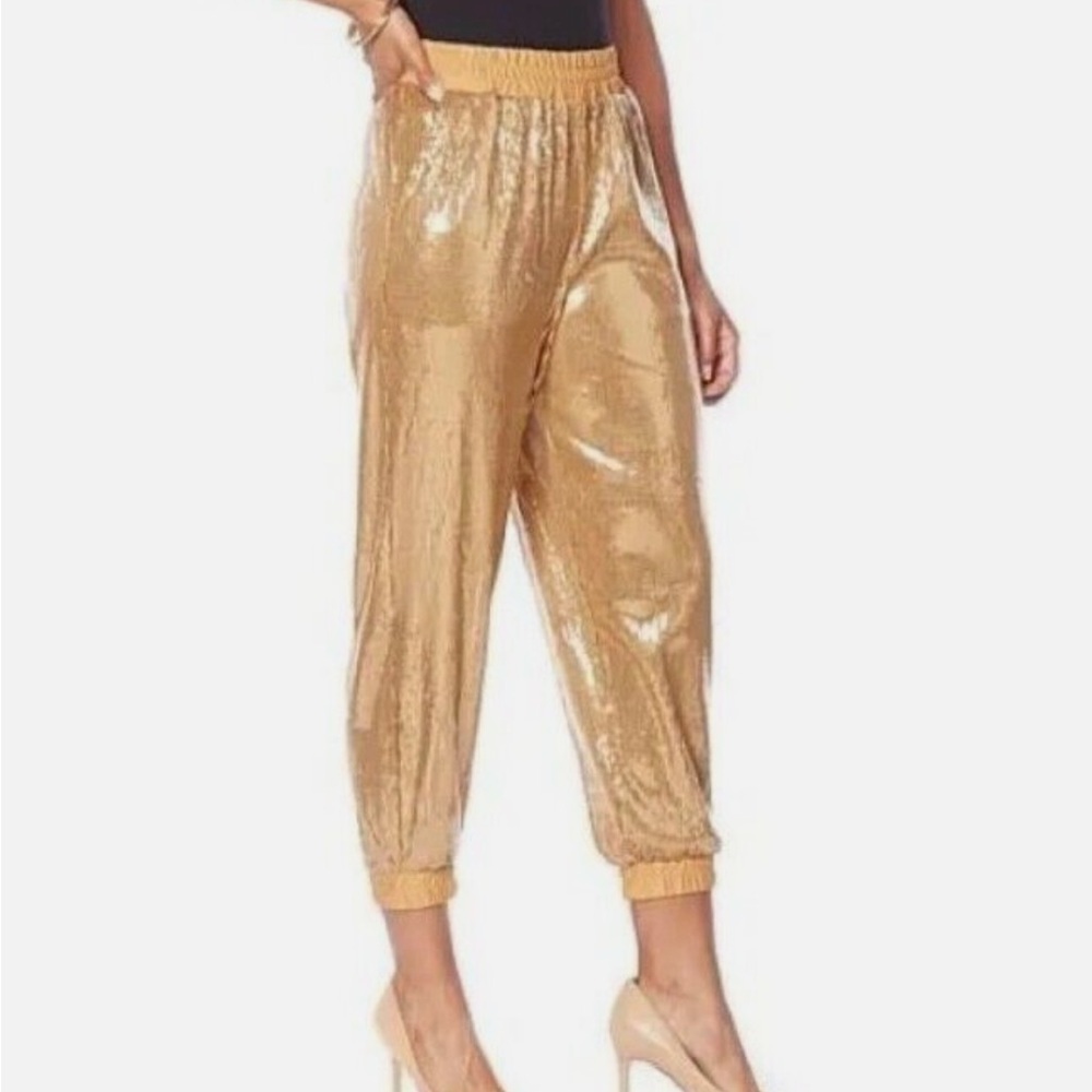 Shavonne Dorsey Gold Sequin Pants